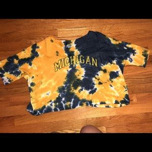 University of Michigan Tie-Dye Top